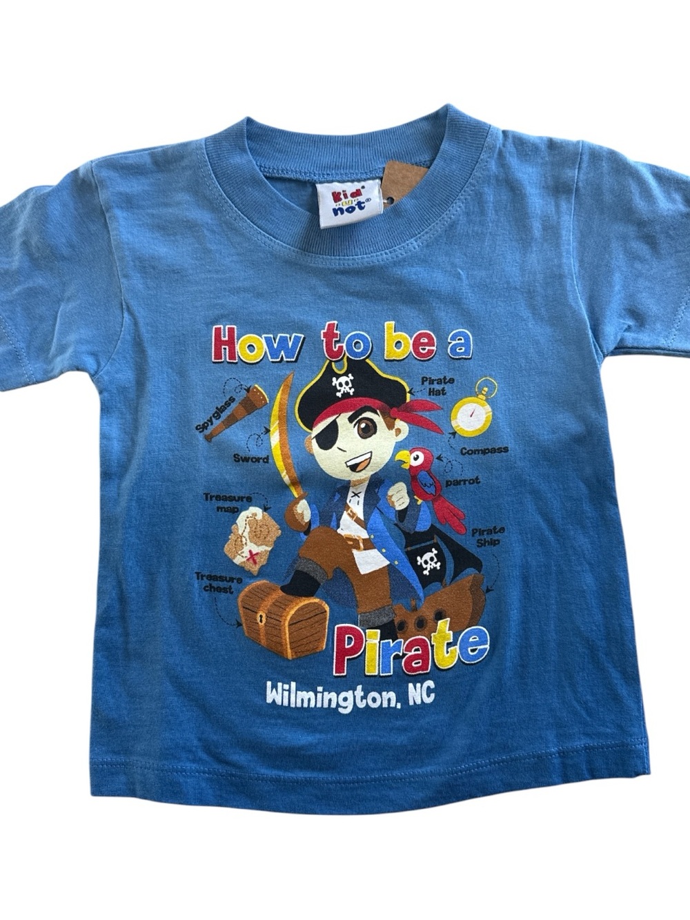 How to be a Pirate Kids Tee - Blue